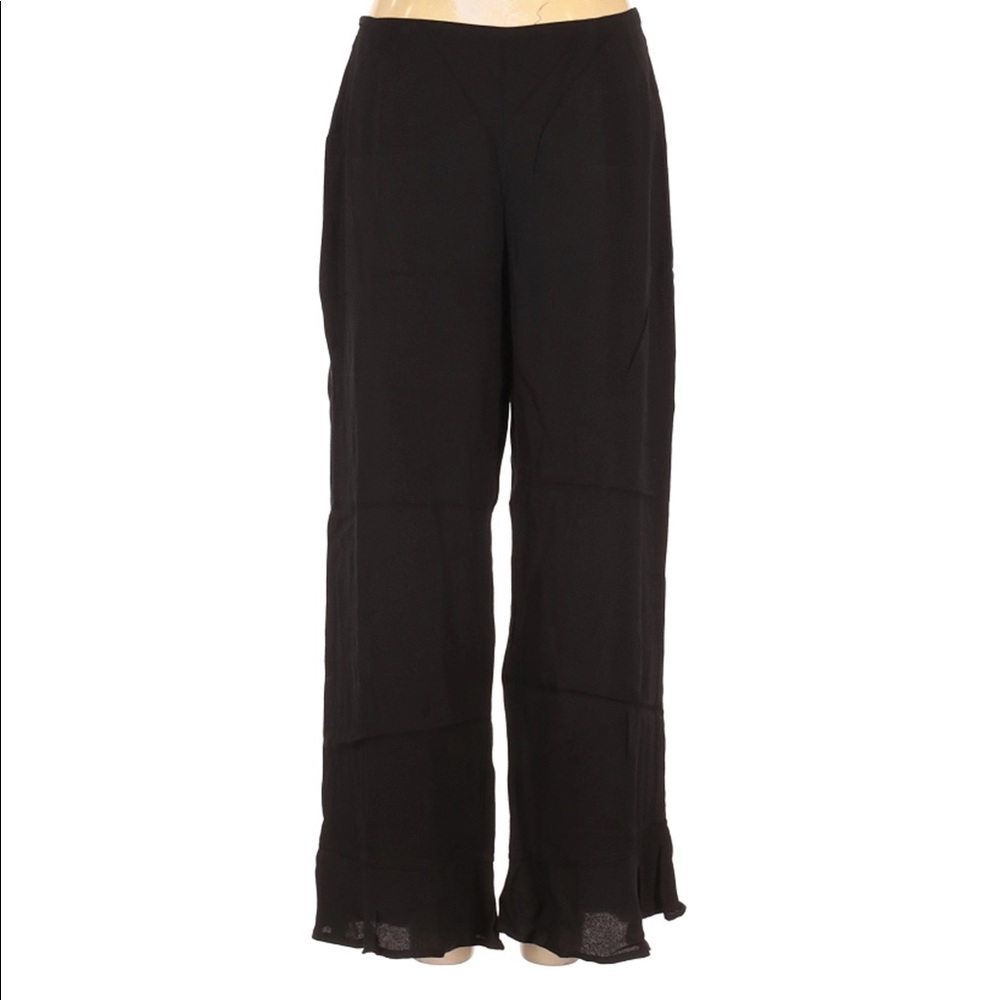 Reformation Solid Black Casual Pant